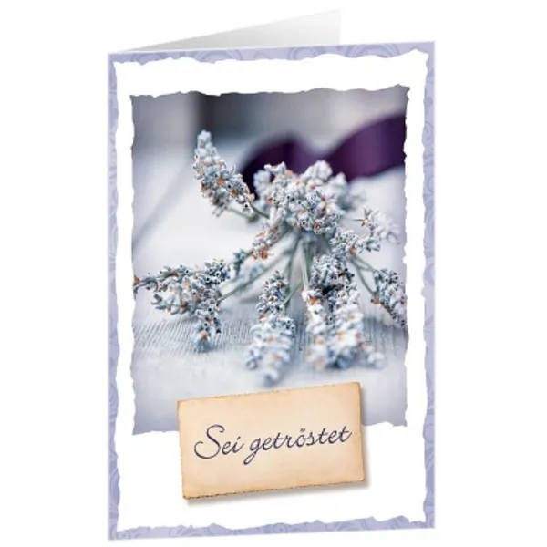 Produktbild des Artikels CD-Card: Sei getröstet (Schreibwaren)