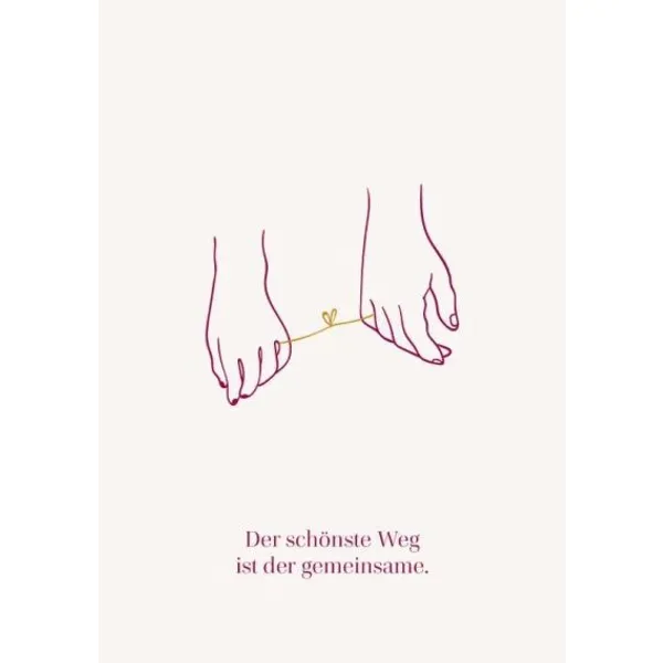 Produktbild des Artikels Postkarte - Der schönste Weg (Schreibwaren)