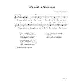Produktbild des Artikels Hei ich darf zur Schule gehn (Noten - Download)