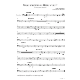 Produktbild des Artikels Wenn ich Jesus in Herrlichkeit (Kontrabass) (Noten - Download)
