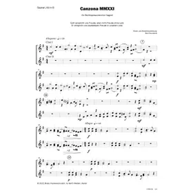 Produktbild des Artikels Canzona MMXXI (Noten - Download)