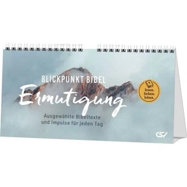Produktbild des Artikels Blickpunkt Bibel - Ermutigung (Kalender - Spiralbindung)