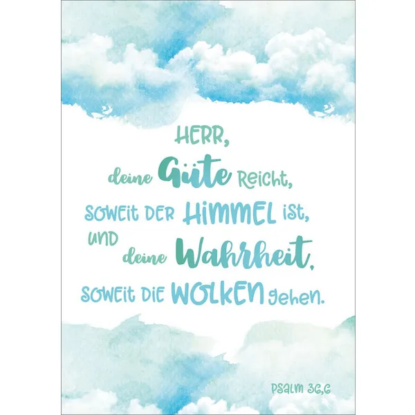 Produktbild des Artikels Postkartenserie "Wolken" - 10 Stück (Schreibwaren)