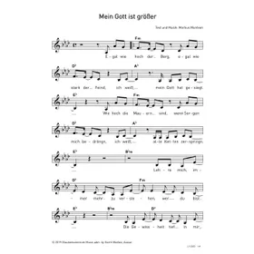 Produktbild des Artikels Mein Gott ist größer (Noten - Download)