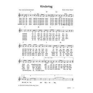Produktbild des Artikels Kindertag (Noten - Download)