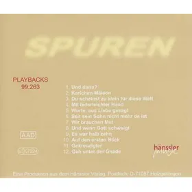 Produktbild des Artikels Spuren - Playback (MP3-Album - Download)