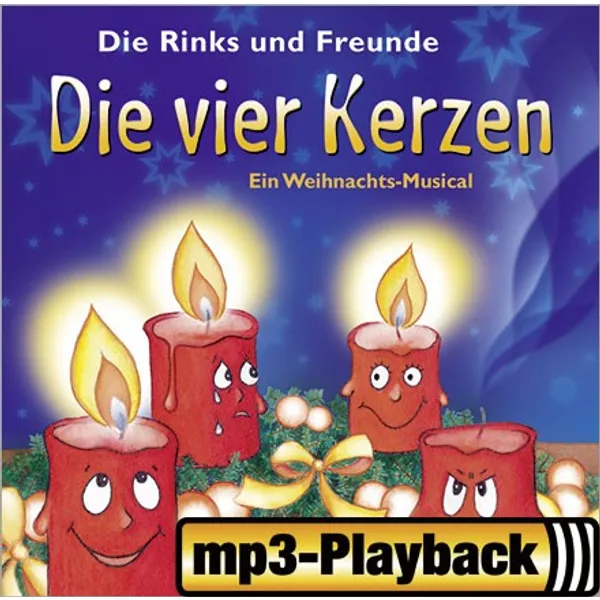 Produktbild des Artikels Die vier Kerzen (Playback) (MP3-Album - Download)