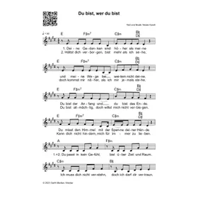 Produktbild des Artikels Du bist, wer du bist (Noten - Download)