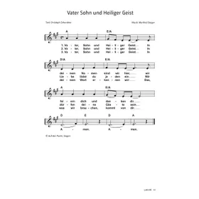 Produktbild des Artikels Vater Sohn und Heiliger Geist (Noten - Download)