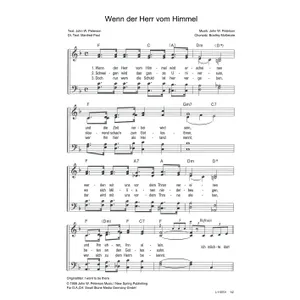 Produktbild des Artikels Wenn der Herr vom Himmel (Noten - Download)