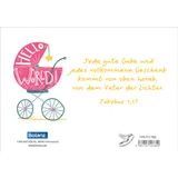 Stimmungsbild zu Faltkarte "Hello World - Kinderwagen " - Geburt