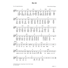 Produktbild des Artikels Bei dir (Noten - Download)