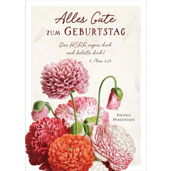 Produktbild des Artikels Postkartenserie "Der Herr segne dich - Geburtstag" 12 Stk. (Schreibwaren)