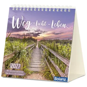 Produktbild des Artikels Weg-Licht-Leben 2027 - Tischkalender (Kalender - Spiralbindung)