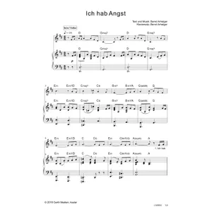 Produktbild des Artikels Ich hab Angst (Noten - Download)