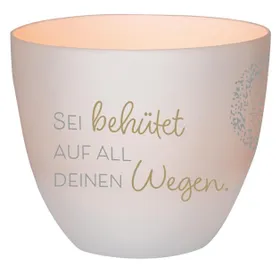 Produktbild des Artikels Windlicht LichterZeit "Sei behütet..." ()