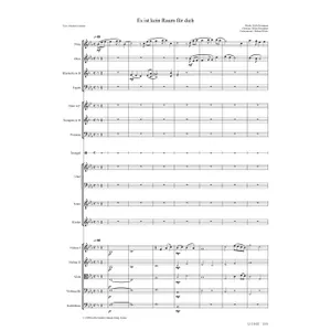 Produktbild des Artikels Es ist kein Raum für dich (Noten - Download)