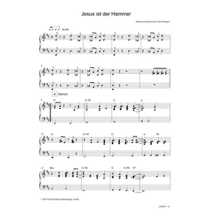 Produktbild des Artikels Jesus ist der Hammer (Noten - Download)