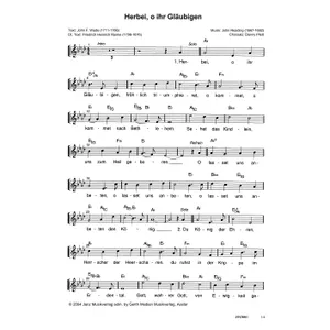 Produktbild des Artikels Herbei o ihr Gläubigen (Noten - Download)