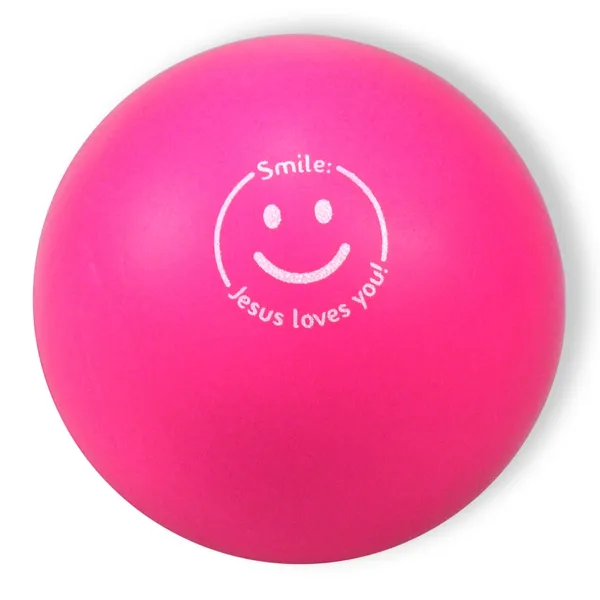Produktbild des Artikels Softball "Smile - Jesus loves you!" - pink ()