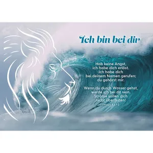 Produktbild des Artikels Postkarten: Ich bin bei dir - Löwe, 4 Stück (Schreibwaren)