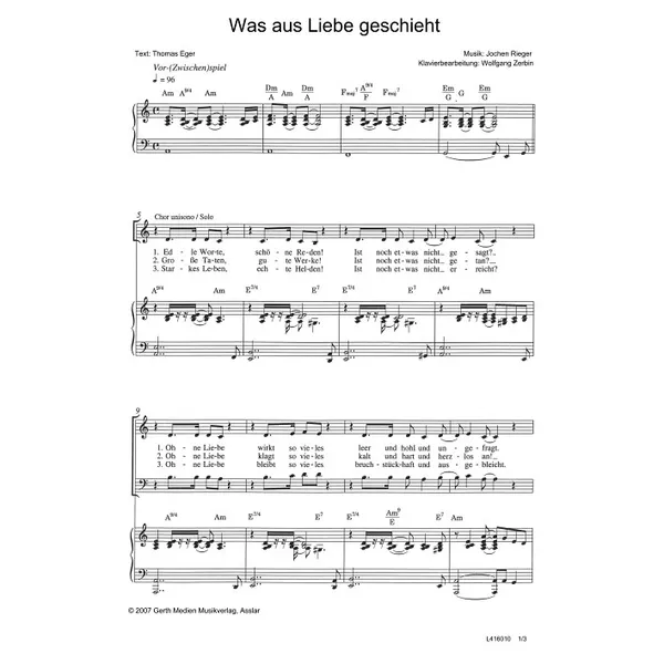 Produktbild des Artikels Was aus Liebe geschieht (Noten - Download)