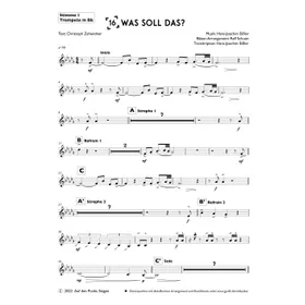Produktbild des Artikels Was soll das? (1. Trompete in Bb) (Noten - Download)