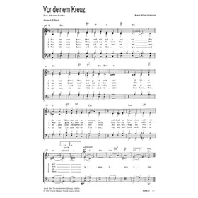 Produktbild des Artikels Vor deinem Kreuz (Noten - Download)