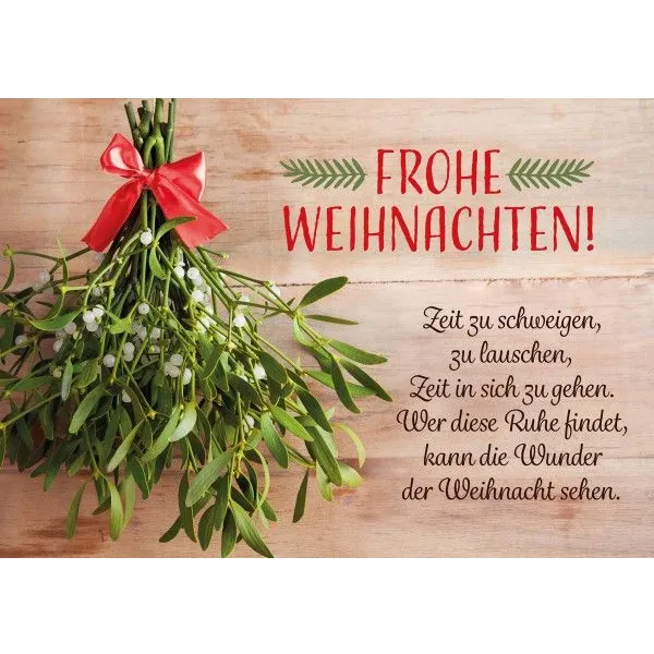 Produktbild des Artikels Faltkarte - Frohe Weihnachten! (Schreibwaren)