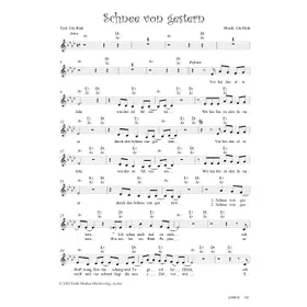 Produktbild des Artikels Schnee von gestern (Noten - Download)