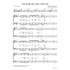 Produktbild des Artikels Ich weiß, der Herr hilft mir (Noten - Download)