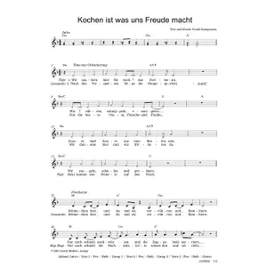 Produktbild des Artikels Kochen ist was uns Freude macht (Noten - Download)