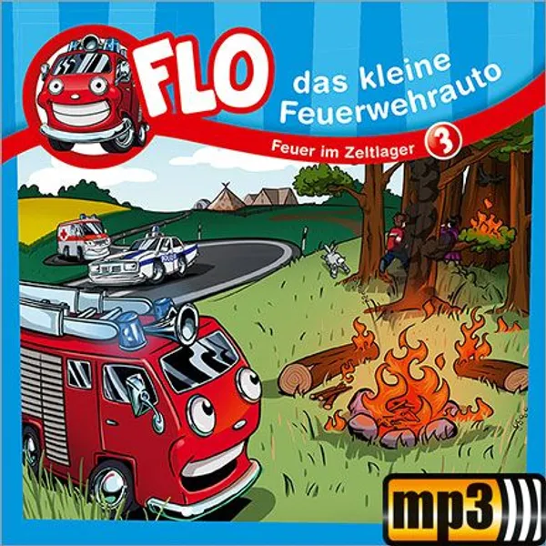 Produktbild des Artikels Feuer im Zeltlager - Folge 3 (MP3-Hörspiel - Download)
