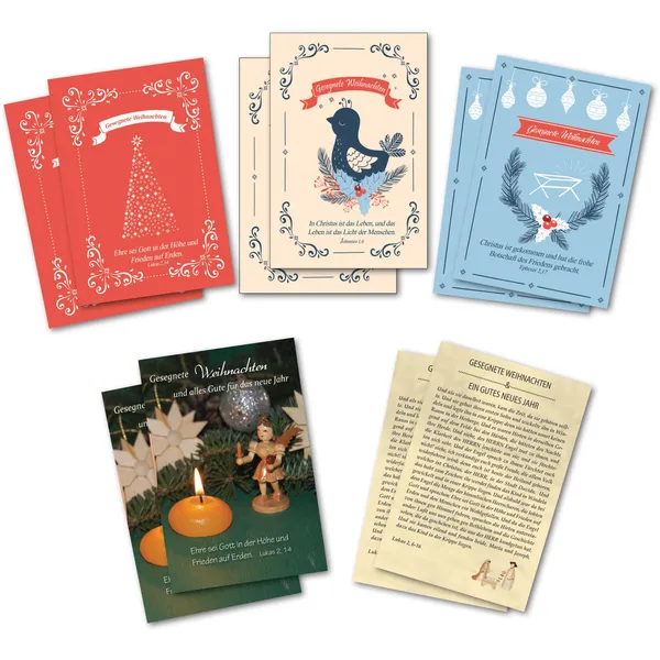 Produktbild des Artikels Postkarten - Weihnachten 10er Set (Schreibwaren)