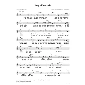 Produktbild des Artikels Ungreifbar nah (Noten - Download)