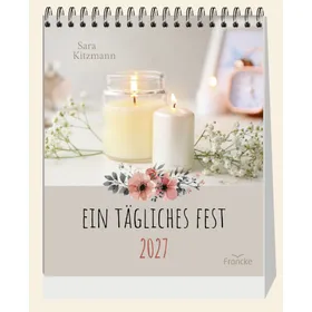 Produktbild des Artikels Ein tägliches Fest 2027 - Aufstellkalender (Kalender - Spiralbindung)