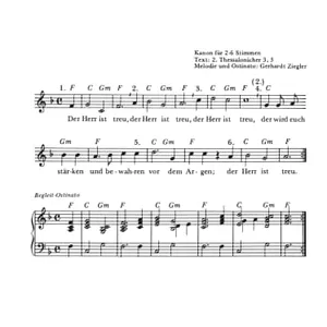 Produktbild des Artikels Der Herr ist treu (Noten - Download)
