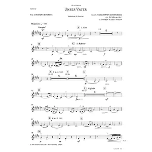 Produktbild des Artikels Unser Vater (Violine 2) (Noten - Download)
