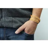 Stimmungsbild zu Wickelarmband Leder "Denn er befiehlt seinen Engeln"