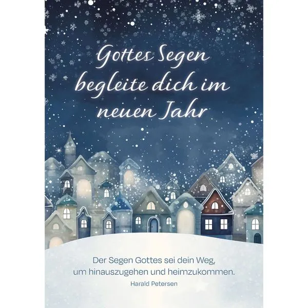 Produktbild des Artikels Postkarten: Gottes Segen begleite dich 4 Stk. (Schreibwaren)
