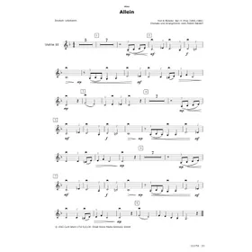 Produktbild des Artikels Allein (Violine 3) (Noten - Download)