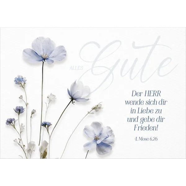 Produktbild des Artikels Faltkarte "Alles Gute" - Geburtstag (Schreibwaren)