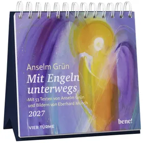 Produktbild des Artikels Mit Engeln unterwegs 2027 - Aufstellkalender (Kalender - Spiralbindung)