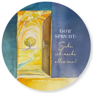 Produktbild des Artikels Jahreslosung 2026 - Wandschmuckbild "Kunst" 25cm ()