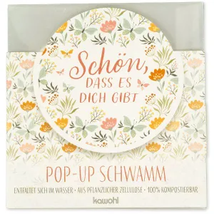 Produktbild des Artikels Pop-up Schwamm: Schön, dass es dich gibt ()
