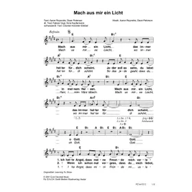 Produktbild des Artikels Mach aus mir ein Licht (Noten - Download)