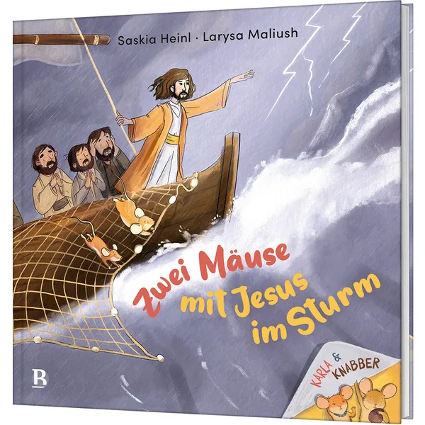 Produktbild des Artikels Zwei Mäuse mit Jesus im Sturm (Buch - Gebunden)