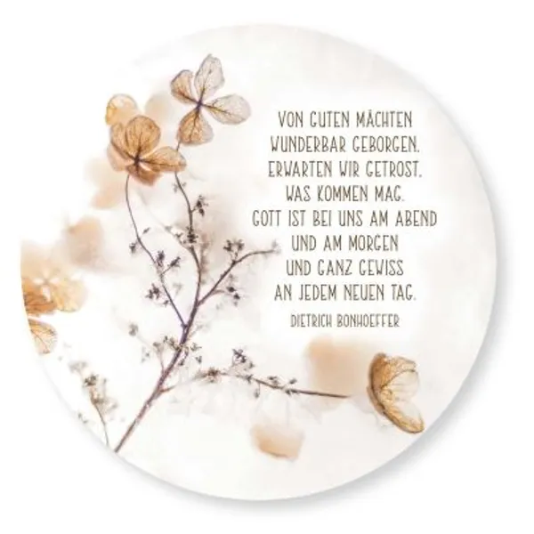 Produktbild des Artikels Wandschmuckbild - Von guten Mächten... 25cm ()