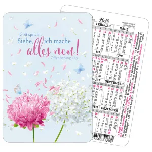 Produktbild des Artikels Jahreslosung 2026 - Spielkartenkalender Grafik (Kalender)