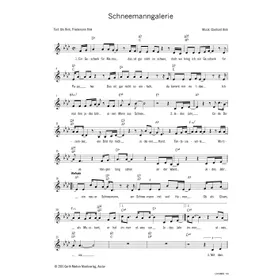 Produktbild des Artikels Schneemanngalerie (Noten - Download)